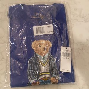 Brand New with tags Ralph Lauren Polo Bear T-shirt Boys XL